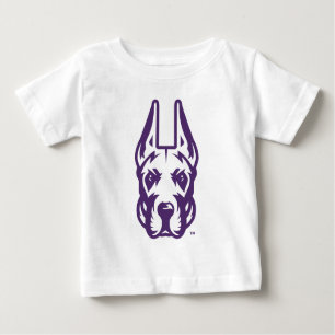 Camiseta De Bebé Universidad de Albany Gran Cabeza de Mascota Dane