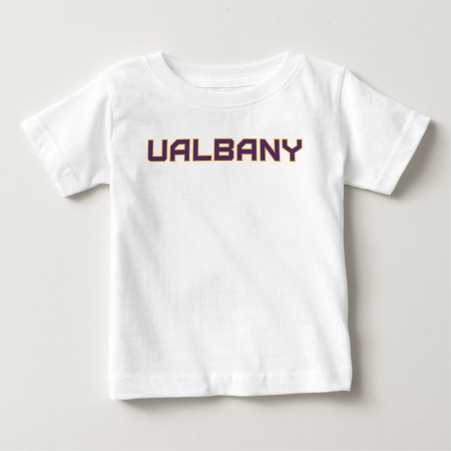 Camiseta De Bebé Universidad de Albany Wordmark (Anverso)