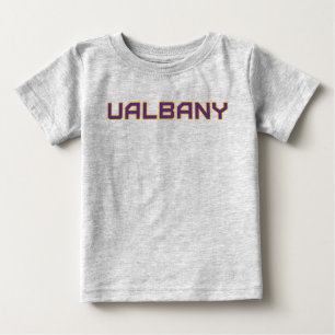 Camiseta De Bebé Universidad de Albany Wordmark