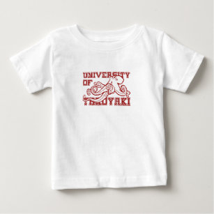 Camiseta De Bebé Universidad del pulpo japonés de Takoyaki