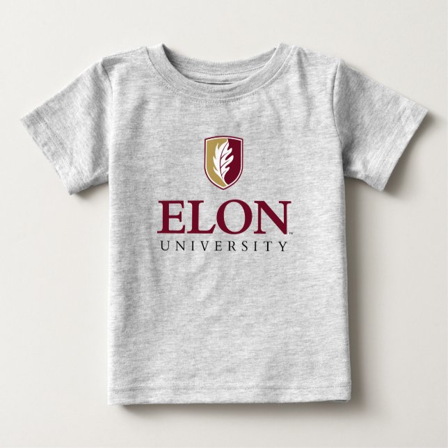 Camiseta De Bebé Universidad Elon (Anverso)