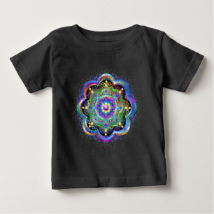 Camiseta De Bebé Universo Mandala Psicodélico