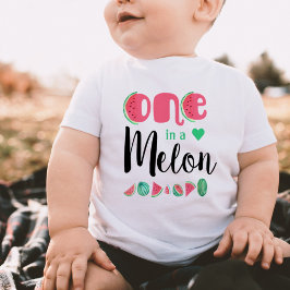 Camiseta De Bebé Uno de los niños de la sandía de melón
