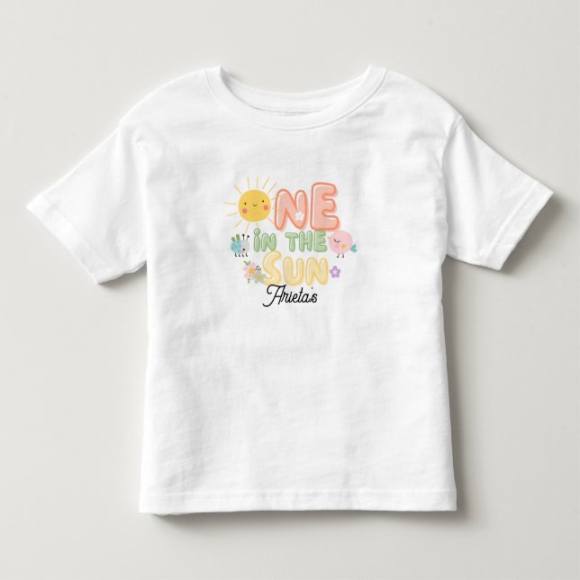 Camiseta De Bebé uno en el Sol  (Anverso)
