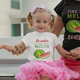 Camiseta De Bebé Uno en un melón