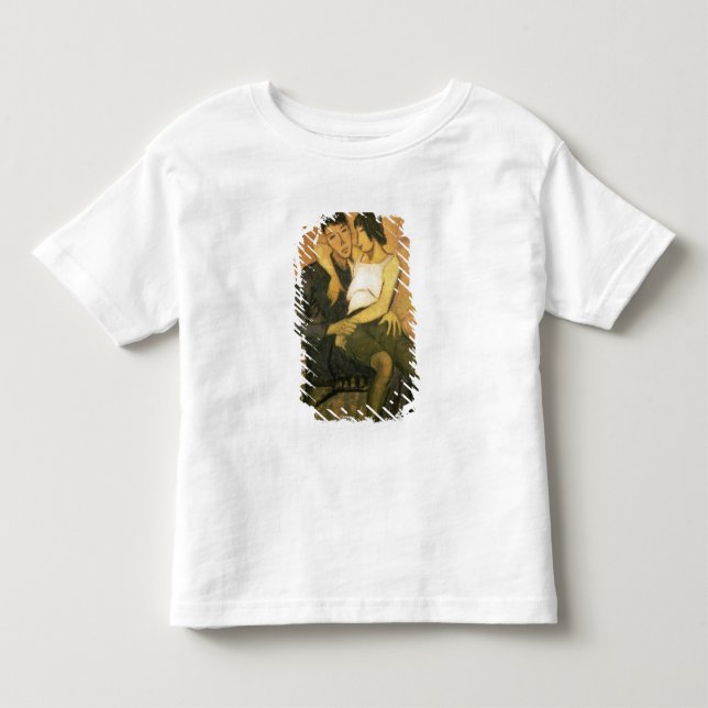 Camiseta De Bebé Urbanite Couple, 1920 (aceite en lona) (Anverso)