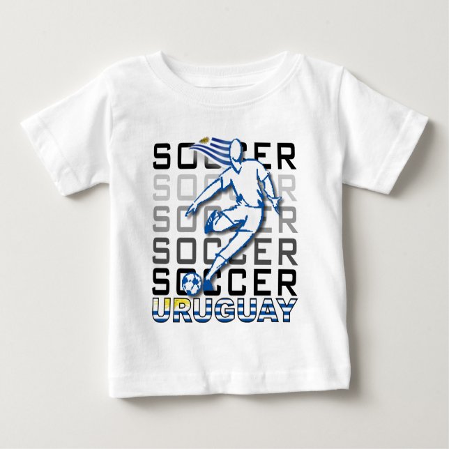 Camiseta De Bebé Uruguay Copa América 2011 (Anverso)