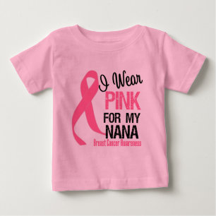 Camiseta De Bebé Uso Rosa Para Mi Nana