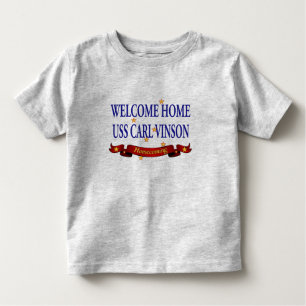 Camiseta De Bebé USS Carl Vinson casero agradable