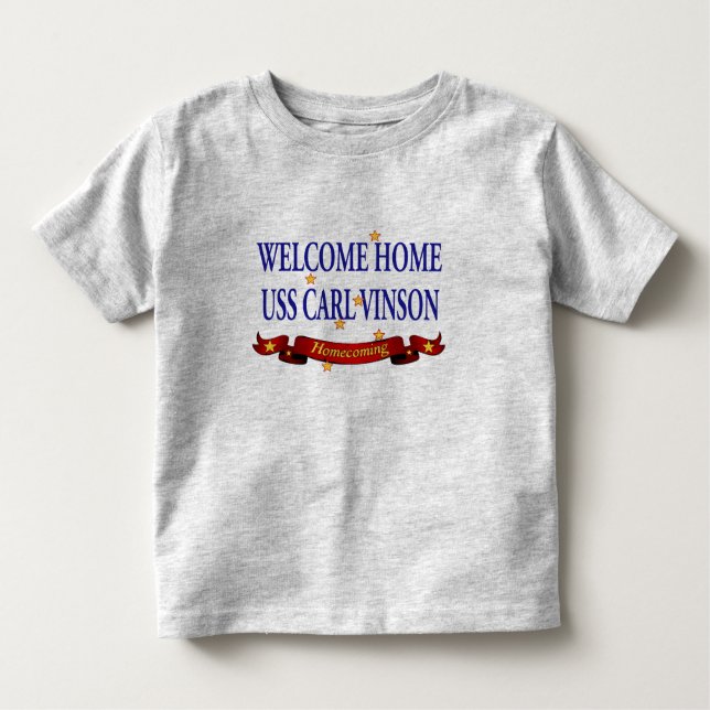 Camiseta De Bebé USS Carl Vinson casero agradable (Anverso)