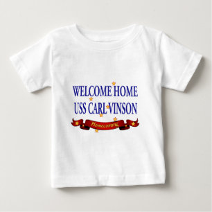 Camiseta De Bebé USS Carl Vinson casero agradable