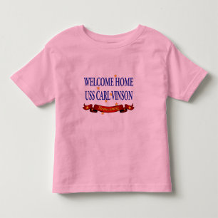 Camiseta De Bebé USS Carl Vinson casero agradable