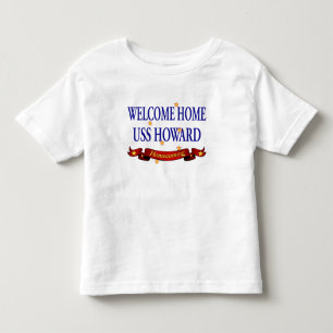 Camiseta De Bebé USS casero agradable Howard