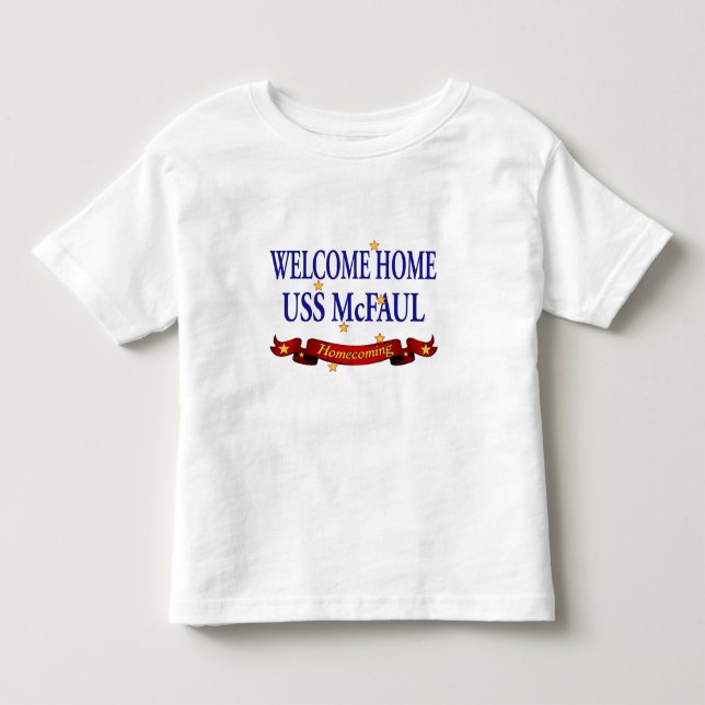 Camiseta De Bebé USS casero agradable McFaul (Anverso)