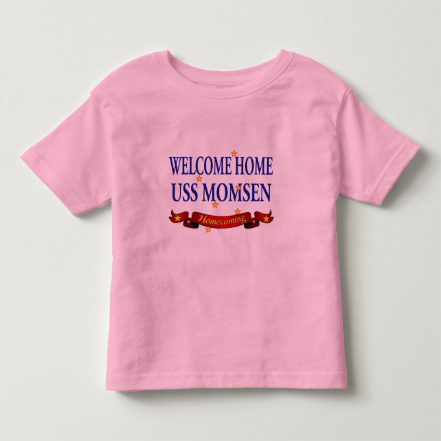 Camiseta De Bebé USS casero agradable Momsen (Anverso)