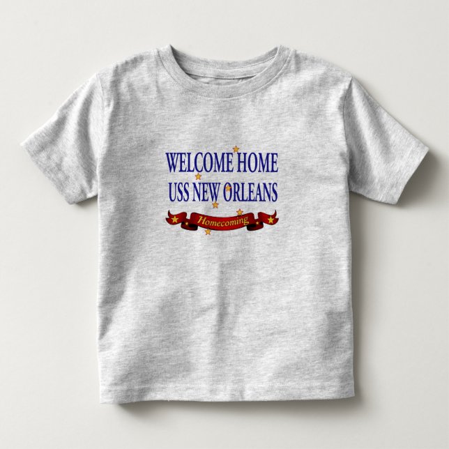 Camiseta De Bebé USS New Orleans casero agradable (Anverso)