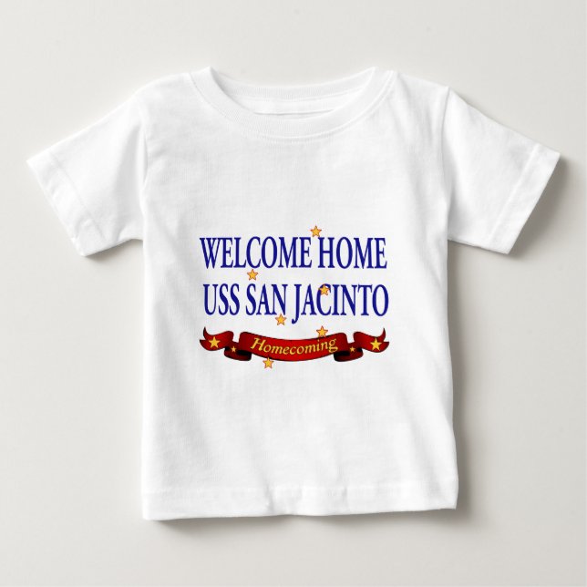 Camiseta De Bebé USS San Jacinto casero agradable (Anverso)