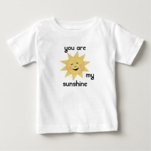 Camiseta De Bebé usted es mi sol 1