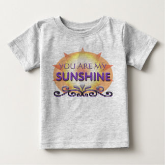 Camiseta De Bebé Usted es mi sol para el bebé