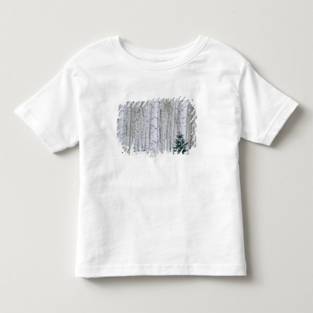 Camiseta De Bebé UTAH. EE. UU. Aspen (Populus tremuloides) & Dougla (Anverso)