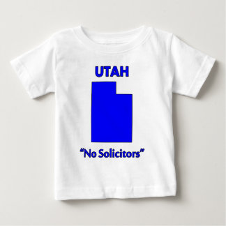 Camiseta De Bebé Utah - No Solicitando