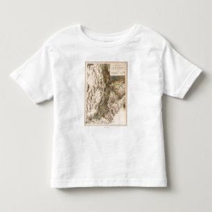 Camiseta De Bebé UtahPanoramic MapUtah