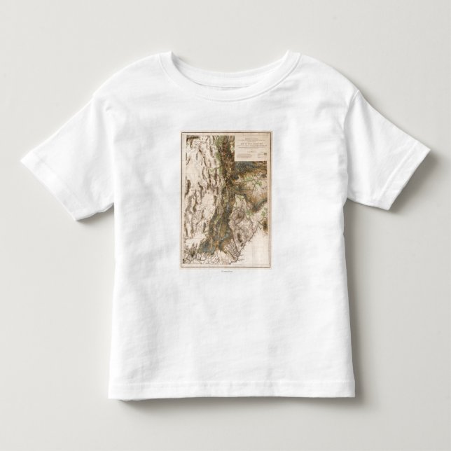 Camiseta De Bebé UtahPanoramic MapUtah (Anverso)