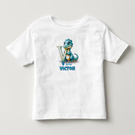 Camiseta De Bebé V es para Velociraptor – 