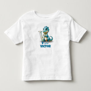 Camiseta De Bebé V es para Velociraptor –