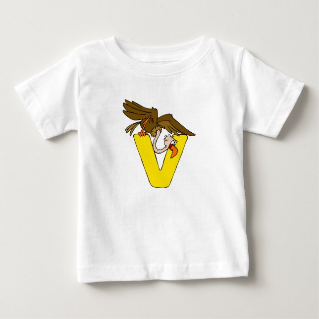 Camiseta De Bebé V es para Vulture (Anverso)