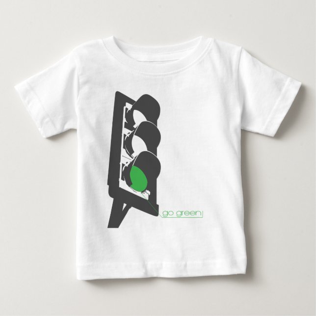 Camiseta De Bebé va el verde (Anverso)