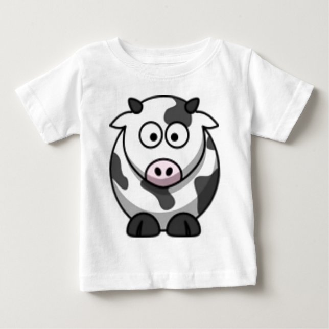 Camiseta De Bebé Vaca (Anverso)