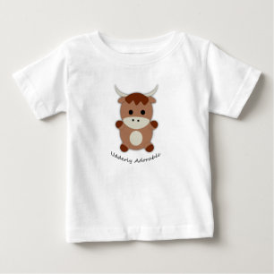 Camiseta De Bebé Vaca absolutamente adorable