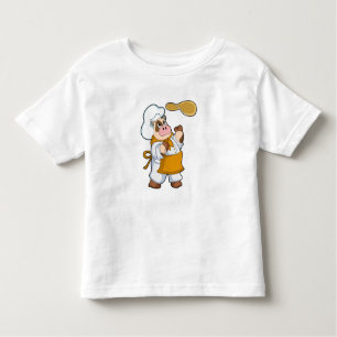 Camiseta De Bebé Vaca cocinada con tos