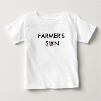 Camiseta De Bebé vaca-dibujo animado, el S N   del GRANJERO