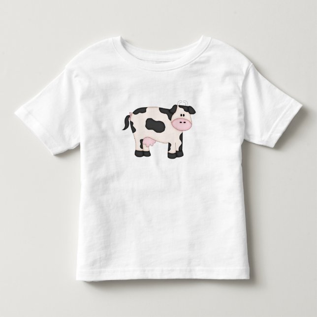 Camiseta De Bebé Vaca lechera linda (Anverso)