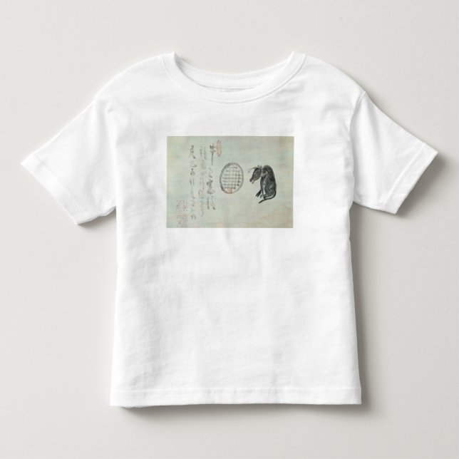 Camiseta De Bebé Vaca, ventana oval y Haiku (Anverso)