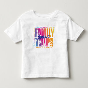 Camiseta De Bebé Vacaciones de grupo de coincidencia de viaje de fa