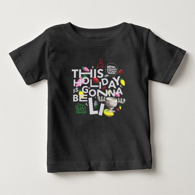 Camiseta De Bebé Vacaciones de navidades | Esta festividad va a est (Anverso)