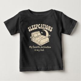 Camiseta De Bebé Vacaciones de sueño