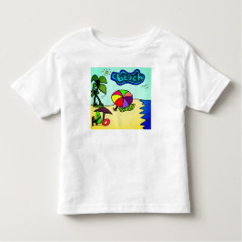 Camiseta De Bebé vacaciones en la playa