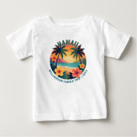 Vacaciones familiares personalizadas retro hawaian