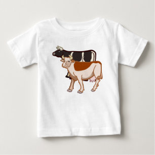 Camiseta De Bebé vacas