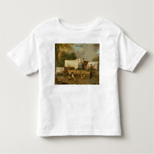 Camiseta De Bebé Vacas con un ganadero