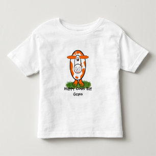 Camiseta De Bebé Vacas Felices Comen Pasto - - Personalizado - Pers