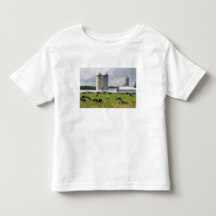 Camiseta De Bebé Vacas lecheras y granja cerca del condado de Taylo