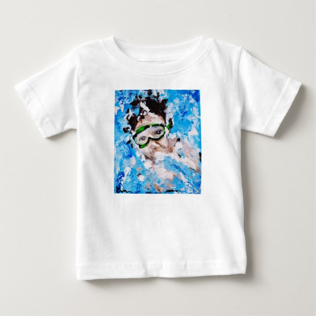 Camiseta De Bebé Vague petit loup (Anverso)