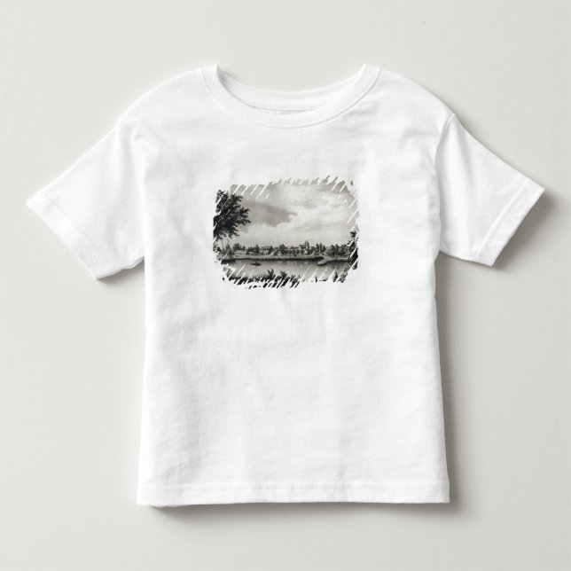 Camiseta De Bebé Valdivia, 'de la historia de Chile'engraved (Anverso)