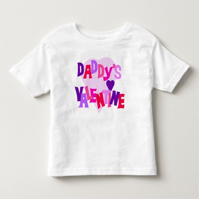 Camiseta De Bebé Valentine de papá (Anverso)