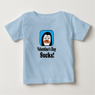 Camiseta De Bebé Valentine's Day Sucks Penguin